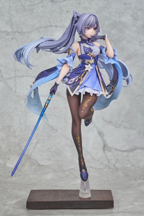 Anime Decor Figure Toy Ke Qing, Genshin Impact Keqing, Garage Kits, Anime Decor, Anime Toys, Resin Model, Anime Figurines, Cool Themes, Toy Figures