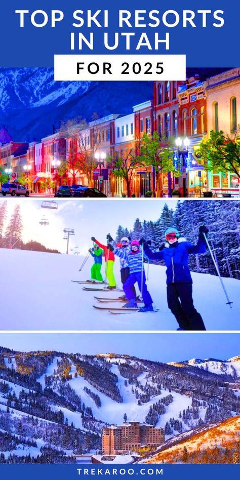 The Top Ski Resorts in Utah Utah Ski Trip, Ski Utah, Utah Ski Resorts, Resorts For Kids, Ski Destinations, Ski Travel, Utah Skiing, Winter Resort, Utah Vacation