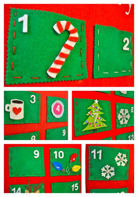 Diy Felt Advent Calendar, Wood Advent Calendar, Felt Advent Calendar, Homemade Advent Calendars, Countdown Gifts, Advent Calendar Activities, Christmas Tree Advent Calendar, Calendar Activities, Advent Activities