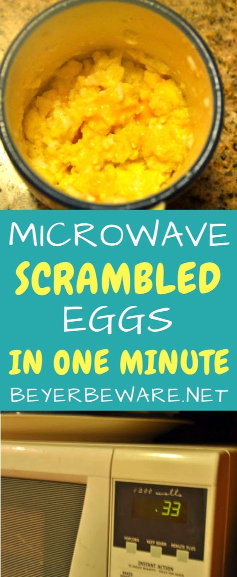 Food Truck Breakfast, Cook Egg In Microwave, Scrambled Eggs Healthy, Microwave Scrambled Eggs, Easy Scrambled Eggs, Microwave Mug Recipes, Breakfast Eggs Scrambled, Breakfast Kids, Best Scrambled Eggs