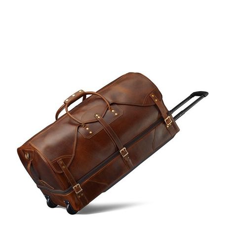 Rolling Duffle Bag, Box Construction, Leather Suitcase, Leather Duffel Bag, Leather Duffel, Door Entry, Leather Duffle Bag, Leather Travel Bag, Leather Duffle