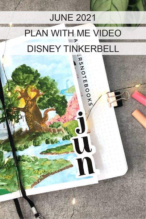 Fairies Tinkerbell, Journal June, Bullet Journal Lists, Journal Calendar, Tinkerbell Fairies, Disney Tinkerbell, Journal Lists, Pixie Hollow, Disney Fairy