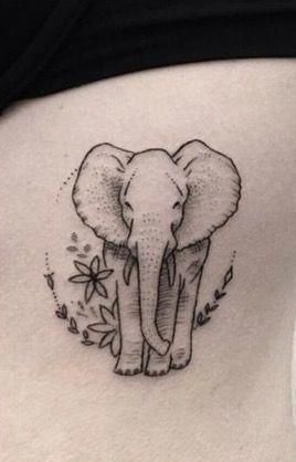 Simple Elephant Tattoo, Elephant Family Tattoo, Elephant Tattoo Design, Tattoos For Girls, Elephant Tattoo, Elephant Tattoos, Dainty Tattoos, Family Tattoos, Great Tattoos