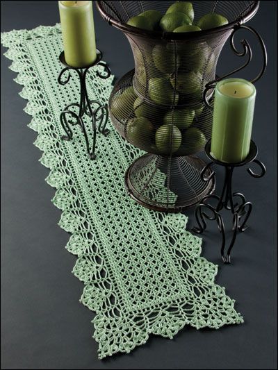 More Table Runners in Half the Time! Crochet Table Runners, Crochet Table Topper, Table Runner Patterns, Crochet Tablecloth Pattern, Crochet Table Runner Pattern, Crochet Dollies, Crochet Table, Crochet Table Runner, Crochet Thread