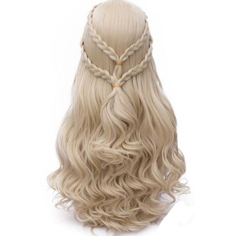 Curly Women, Dutch Braid Hairstyles, Curly Braids, Blonde Braids, Long Blonde, Long Braids, Costume Wigs, Braids Wig, Blonde Wig