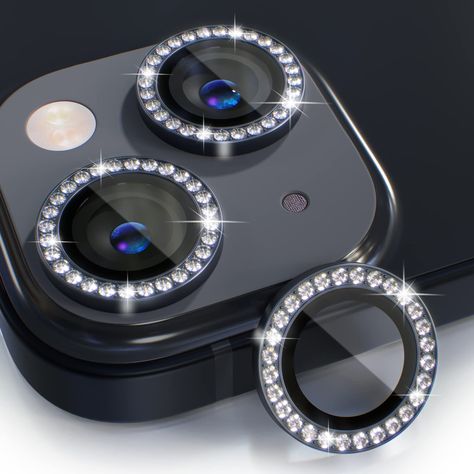 PRICES MAY VARY. Bling Camera Lens Protector: We present new upgrade smartphone rear camera lens Protectors which perfectly fit for iPhone 14 6.1-inch & iPhone 14 Plus 6.7-inch 2022 released. The package contains a set of delicate camera lens protectors, an extra spare lens ring, and a set of cleaning kits. Please confirm the iPhone models carefully before purchase. Personalized Decoration: Made of high-quality aviation aluminum metal ring and 9H tempered glass and inlaid with bling rhinestones Iphone Lens Protector, Iphone Camera Lens, Iphone Lens, Ring Decoration, Bling Rhinestones, Camera Protector, Camera Cover, Phone Stuff, Glass Protector