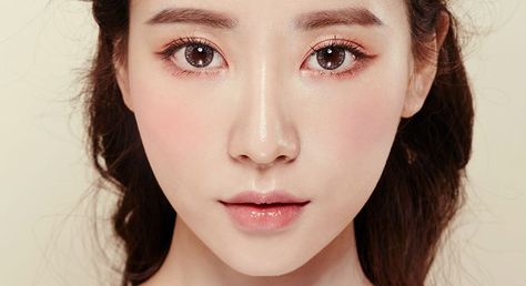 Korean make up Makeup Ala Korea, Korean Natural Makeup, Makeup Korea, Korean Makeup Tips, Korean Beauty Tips, Korean Makeup Look, Korean Makeup Tutorials, Quick Makeup, Makeup Tutorial For Beginners