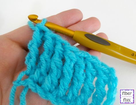 Fiber Flux: How To Crochet the Double Treble Crochet Stitch (dtr) Photo + Video Tutorial Double Treble Crochet Stitch, Double Triple Crochet, Double Treble Crochet, Triple Crochet Stitch, Triple Crochet, Treble Crochet, Crochet Hack, Beginner Crochet Tutorial, Treble Crochet Stitch