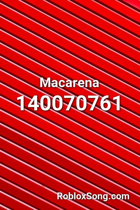 Macarena Roblox ID - Roblox Music Codes Music Ids Roblox 2023, Roblox Sound Codes, Roblox Boombox Code, Roblox Music Codes 2023 Rap, Roblox Codes For Songs, Roblox Radio Codes, Roblox Song Id Codes Not Copyright 2023, Mm2 Music Codes, Bloxburg Song Codes 2023