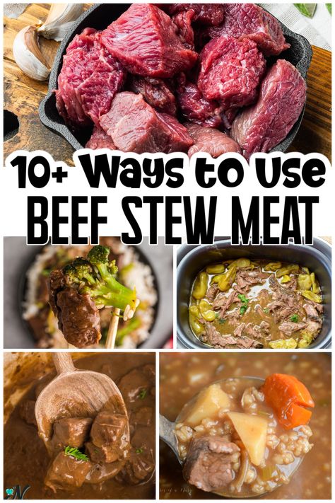 Crock Pot Stew Meat Recipes, Cooking Stew Beef, Beef Stew Meat Recipes, Easy Beef Stew, Stew Meat Recipes, Crockpot Recipes Beef, Meat Dinners, Beef Stew Meat, Stew Meat