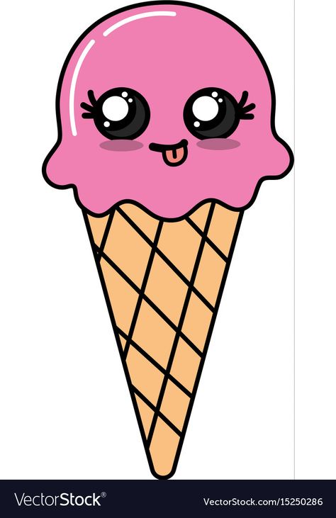 Cute Drawing Ideas, Funny Ice Cream, Ice Cream Pictures, Ice Cream Cartoon, Ice Cream Illustration, Shoes Pattern, Cute Drawing, Africa Art, Cute Cartoon Pictures