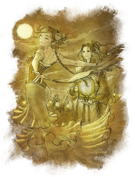 Agnea and Hikari Crossed Paths Art - Octopath Traveler II Art Gallery Octopath Traveler Ii, Octopath Traveler, Colorful Artwork, Geek Culture, Book Inspiration, Character Designs, Book Characters, Pretty Art, Character Concept