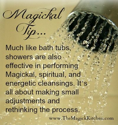 Much like bath tubs, showers are also effective in performing Magickal, spiritual, and energetic cleansing. Cooking Spells, Celtic Wicca, Magickal Tips, 4 Witches, Hearth Witch, Pagan Lifestyle, School Works, Witch Board, Witch Tips