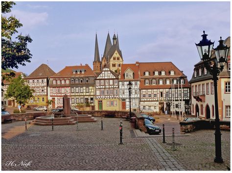 Gelnhausen, Germany Heidelberg Castle Germany, Germany Old Town, Schwerin Castle Germany, Gelnhausen Germany, Houses In Germany, Future Life, Great Love, Belgium, Archaeology