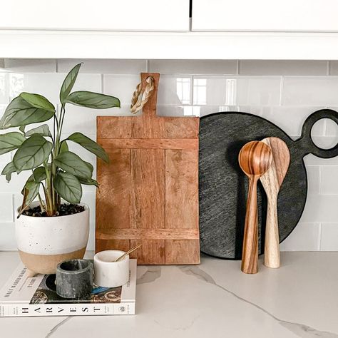 @LaurenAshleyHansen Collection – Pepper + Vetiver Wood Serving Bowl, Wood Cheese Board, Wood Serving Board, Kitchen Counter Decor, Island Decor, Wood Vase, Wood Board, Serving Board, Entertaining Guests