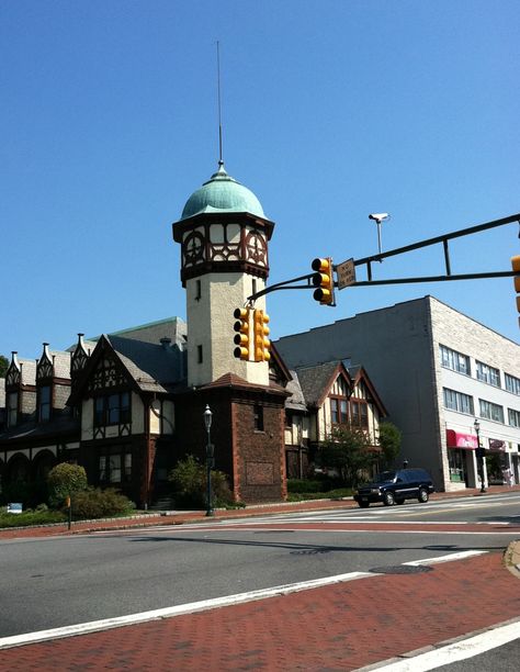 The Tudor Tower on South Orange Avenue - Town Hall in the Village of South Orange, NJ South Orange Nj, Retreat Center, Center Ideas, The Tudor, Town Hall, The Village, Train Station, Small Town, Small Towns