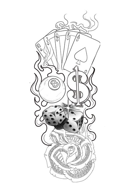 Calf Tattoo Men Ideas Design, Vegas Tattoos, Chest Tattoo Stencils, Calf Tattoo Men, Inner Arm Tattoos, Blood Money, Lips Art Print, Half Sleeve Tattoos Drawings, Black Art Tattoo