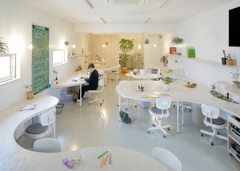 Robotics Lab Interior Design, Robotics Lab, Laboratory Design, Office Images, Modern Classroom, Corporate Office Design, Kids Office, Big Table, Learning Spaces