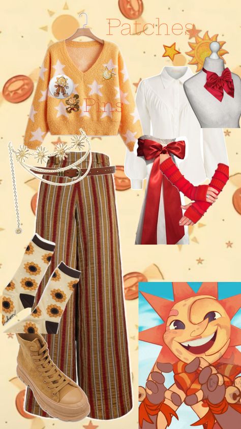 Sun outfit Fnaf Costume, Fnaf Crafts, Silly Clothes, Fnaf Cosplay, Sun And Moon Drawings, Animatronic Fnaf, Character Inspired Outfits, Fandom Outfits, Laugh Out Loud