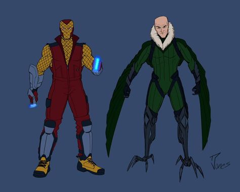 Fantastic Four Redesign, Shocker Marvel, Vulture Spiderman, Vulture Marvel, Marvel Redesign, Spiderman Villains, Spiderman 4, Concept Sketches, Star Wars Outfits