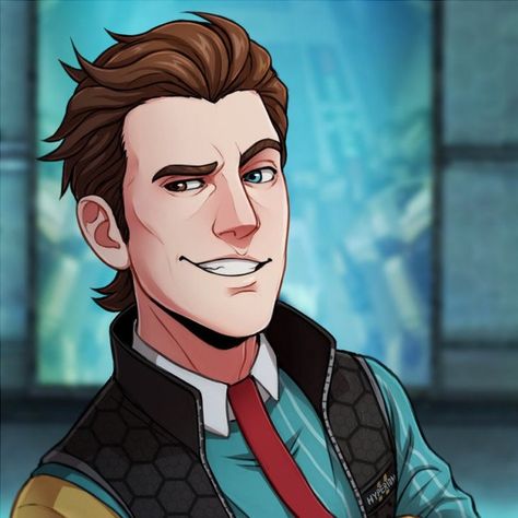 A sharp smile from Senior Vice Janitor turned Atlas CEO, Rhys. Thanks to DeviantArtist #NoahAsai for the awesome fan art! ... #borderlands… Rhys Borderlands, Borderlands Series, Tales From The Borderlands, Video Game Logic, Borderlands Art, Handsome Jack, Princess Mononoke, Fallout New Vegas, Ms Marvel