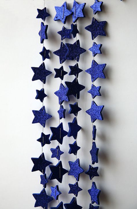 Star garland Outer Space party garland by TransparentEsDecor, $14.00 More Nasa Party, Outer Space Decor, Rocket Party, Outer Space Nursery, Outer Space Decorations, Outer Space Party, Outer Space Theme, Party Girlande, Space Themed Nursery