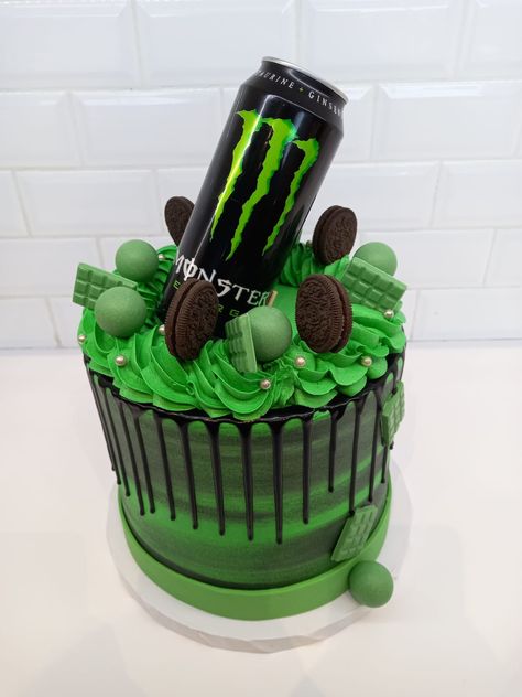 Monster Energy Cake, Green Drink, Birthday Cake Topper Printable, Green Drinks, Cakes For Men, Halloween 2024, Monster Energy, Cake Ideas, Sweet 16