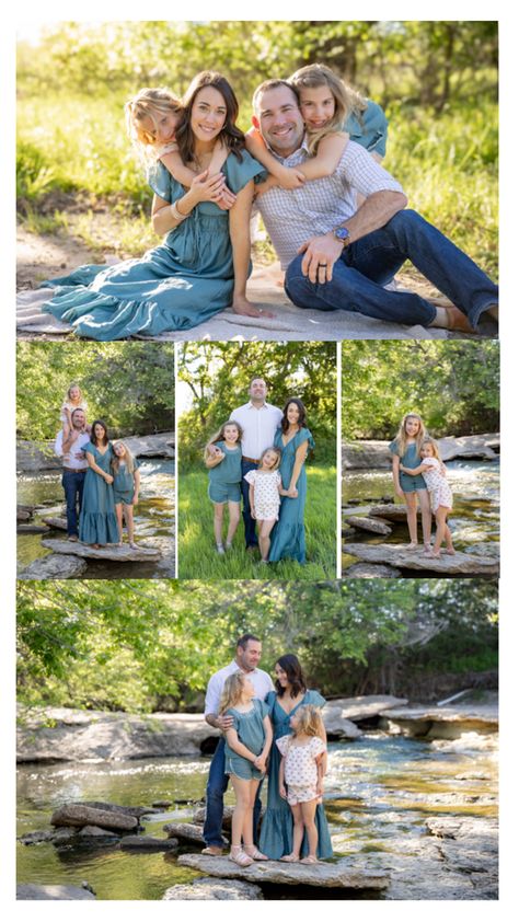 Family of 4 photoshoot Family Of 4 Photoshoot Poses, Family Of 4 Photoshoot, Weatherford Texas, Outdoor Family Photos, Family Of 4, Family Posing, Family Outdoor, Family Photoshoot, Photoshoot Poses