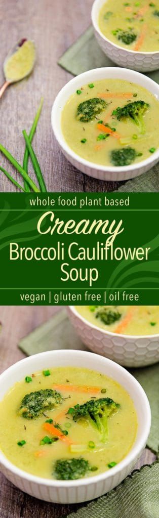 Cauliflower Broccoli Soup, Soup Recipes Vegetarian, Broccoli And Cauliflower Soup, Broccoli Cauliflower Soup, Monkey And Me Kitchen Adventures, Monkey And Me, Broccoli And Cauliflower, Plant Based Soups, Vegetarian Nutrition