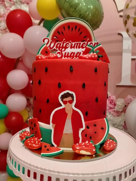 Styles-igh Birthday | CatchMyParty.com Harry Styles Birthday Party Ideas, Harry Styles Birthday Party, Harry Styles Party Ideas, One Direction Party, One Direction Birthday, Harry Styles Birthday, One Direction Cake, Dance Cakes, 21st Bday Ideas