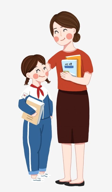 Teacher With Students Cartoon, Student And Teacher Cartoon, Teacher Photo Pictures, Teacher Images Teaching, Cartoon Teacher Images, Teacher Drawing Cartoon, Teacher Art Drawing, Teacher And Student Illustration, Cute Teacher Cartoon