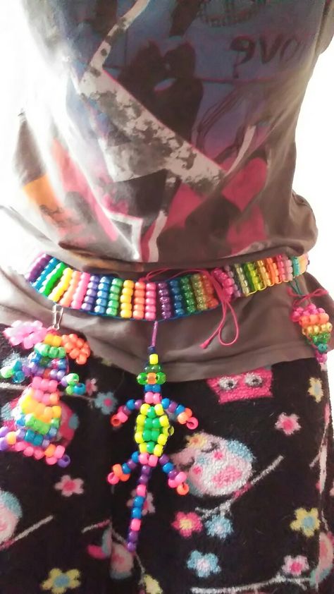 Kandi Clothing, Kandi Kid Outfit, Kandi Shoes, Kandi Outfits, Kandi Clothes, Kandi Belt, Kandi Core, Kandi Star, Scene Kandi