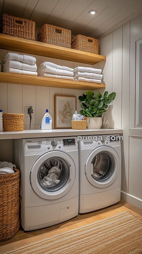 Small Space, Big Clean: Laundry Room Organization Hacks - punqa.com Small Laundry Room Storage Ideas, Small Laundry Room Storage, Clean Laundry Room, Hanging Ironing Board, Room Organization Hacks, Laundry Room Storage Ideas, Under Shelf Basket, Laundy Room, Room Storage Ideas