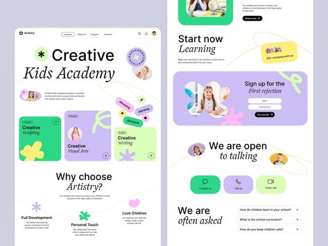 Learn with the best at Kids Academy! We offer a variety of educational resources for kids of all ages. #kidsacademy #education . #Language_Learning_Website_Design #Course_Website_Design_Inspiration #Primary_School_Website_Design #Edtech_Website_Design Math Website Design, Website Design Figma, Kids Website Design, Building Designing, Teen Web, Educational Websites For Kids, Colorful Website, Learn Math, Modern Website Design