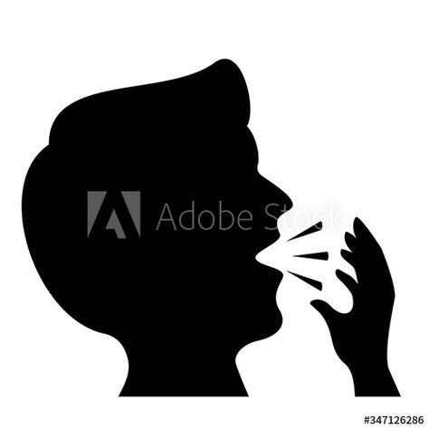 Coughing or sneezing man vector icon #AD , #sneezing, #Coughing, #man, #icon, #vector Person Coughing, Person Silhouette, Man Vector, Man Icon, Business Photos, Vector Icons, Human Silhouette, Stock Vector, Human