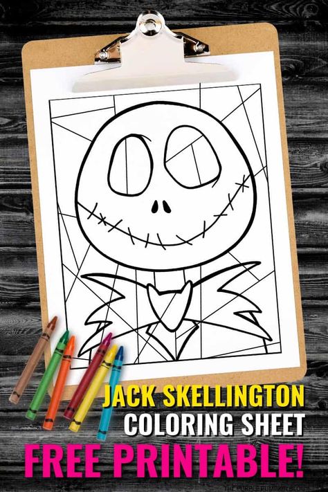 Jack Skellington Free Printable, How To Paint Jack Skellington Face, Jack Skellington Template Free Printable, Tim Burton Lesson Plans, Jack Skellington Crafts For Kids, How To Draw Jack Skellington, Different Art Techniques, Halloween Line Art, Drawing Straight Lines