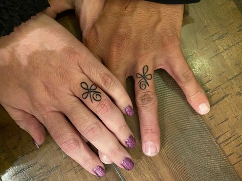 Symbol For Unconditional Love Tattoo, Cross Ring Tattoo, Unconditional Love Symbol Tattoo, Symbol For Unconditional Love, Unconditional Love Tattoo, Wedding Band Tattoos, Tattoos Ring, Tattoo Armband, Marriage Tattoos