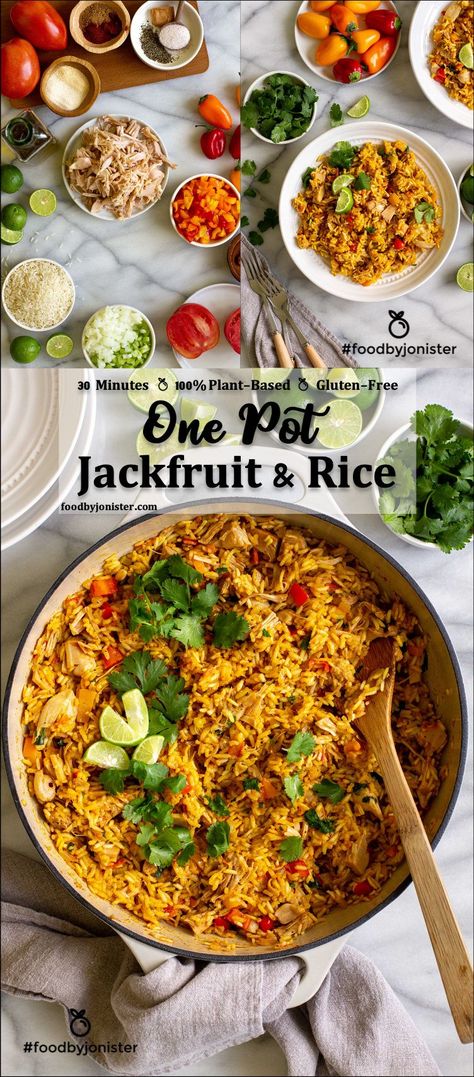 Jackfruit Slow Cooker Recipes, Canned Jackfruit Recipes, Jackfruit Pot Roast, Easy Vegan Jackfruit Recipes, Jackfruit Dinner Recipes, Jackfruit Fajitas Vegan, Vegan Jackfruit, Canned Jackfruit, Jackfruit Recipes