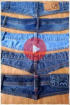 Denim Jeans Diy, Denim Jeans Recycled, Denim Bags From Jeans, Upcycled Denim Diy, Diy Jeans Crafts, Old Jeans Recycle, Återvinna Jeans, Diy Bags Jeans, Recyceltes Denim