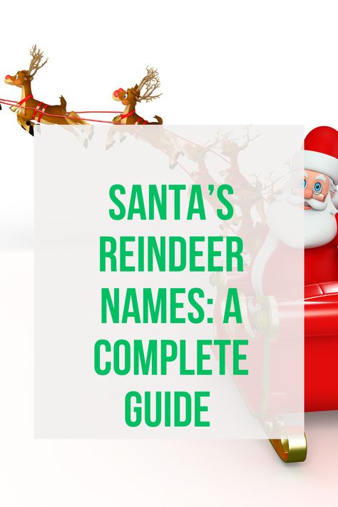 Elf Pets, Reindeer Names, Santa Claus Reindeer, Meet Santa, Christmas Poems, Rudolph The Red, Good Spirits, Red Nosed Reindeer, Christmas Characters