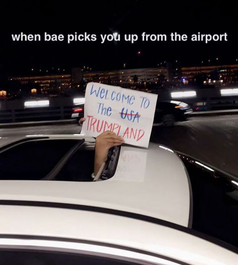 Boyfriend Picked Me Up From The Airport Picking Up Boyfriend From Airport, Cute Airport Signs For Boyfriend, Airport Signs Pickup Boyfriend, Airport Welcome Ideas, Airport Signs Pickup Hilarious, Funny Airport Welcome Signs, Airport Pickup Signs, Airport Ideas, Airport Welcome Signs