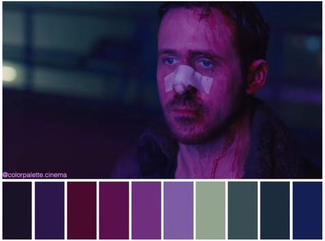 Colorful Movie, Color In Film, Movie Color Palette, Cinema Colours, Color Symbolism, The Creeper, Color Script, Cinematic Lighting, Blade Runner 2049