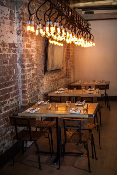 100 Best Restaurants in the South Southern Restaurant, Industrial Cafe, Rustic Headboard, Rustic Restaurant, Bbq Restaurant, Rustic Curtains, Rustic Glam, Tables And Chairs, French Doors Interior