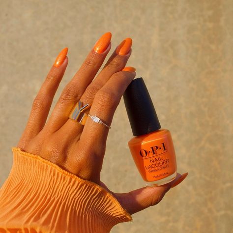 Opi Orange Nail Polish, Orange Nail Polish, Nails Opi, Valley Girl, Hermes Orange, Cream Nails, Valley Girls, Opi Nail Polish, Opi Nail Lacquer