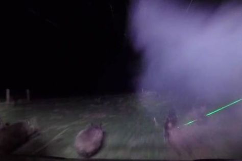 YouTube: Ultimate Night Vision You've never seen hog hunting footage like this before. The state of Texas is overrun with hogs. They're literally everywhere. Just last week, I saw one hit by a car on a busy road just miles outside of Austin. For those who don't live it, the overpopulation of hogs isn't just a problem for farmers […] The post Texas Hunters Drop 70 Feral Hogs Using Lasers appeared first on Wide Open Spaces. Bear Videos, Pig Hunting, Hunting Videos, Busy Road, Hog Hunting, Hit By A Car, Wide Open Spaces, State Of Texas, Open Spaces