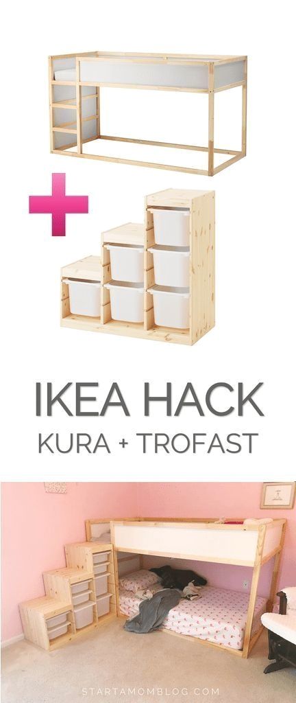 #diy #ikeadiy #furnitureideas 4 Kids In One Room, Bunk Bed Organization, Toddler Bunk Bed, Bed Organization, Ikea Bunk Bed, Trofast Ikea, Ikea Hack Kids, Toddler Bunk Beds, Ikea Kids Room