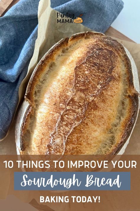 Improve your sourdough bread baking today with these 10 tips guaranteed to help you bake the sourdough bread of your dreams! Crusty Sourdough Bread, Is Sourdough Bread Good For You, Sourdough Bread Tips, Best Way To Store Sourdough Bread, Sourdough Bread Add Ins, Benefit Of Sourdough Bread, How To Get Started With Sourdough, Getting Started With Sourdough, Extra Tangy Sourdough Bread