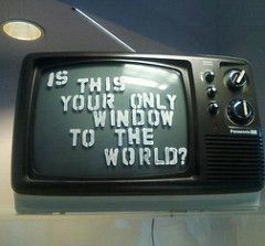 Window To The World, Old Tv, The Words, To The World, Inspire Me, Wise Words, Words Of Wisdom, We Heart It, Street Art