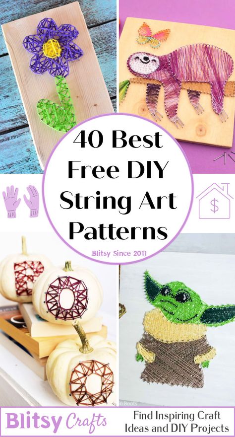 free string art patterns (40 printable templates) String Art Patterns Free Printable Christmas, Nail And String Art For Kids, Sunflower String Art Template Free, Free String Art Pattern, Free Printable String Art Patterns, String Art Patterns Free Templates, Things To Make With Thread, String Art Templates Printable Free, String Art Szablon