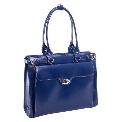 Winnetka Leather Ladies Briefcase with Removable Sleeve Navy - 94837 W Series, Laptop Handbag, Leather Laptop Case, Briefcase Women, Italian Leather Bags, Laptop Briefcase, Laptop Stand, Leather Laptop, Leather Briefcase